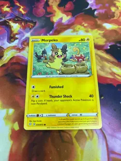 Morpeko 035/072 Shining Fates Regular NM-Mint Pokemon Card TCG - Image 1