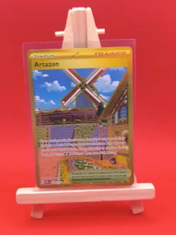 Artazon 229/189 Obsidian Flames Full Art Gold Secret Rare Pokemon Card * New * - Image 3