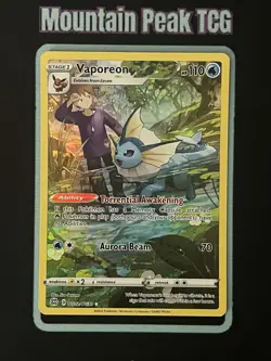NM Vaporeon TG02/TG30 Brilliant Stars Trainer Gallery - Pokemon Card - Image 1