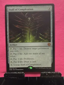 Staff of Compleation Phyrexia: All Will Be One Regular - Image 1