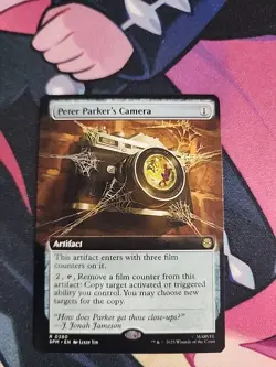 Peter Parker's Camera (Extended Art) Marvel's Spider-Man Regular 0280 MTG - Image 1