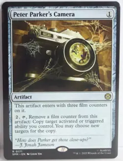 Peter Parker's Camera [New, Near Mint] Rare {Spider-man MTG} - Image 1