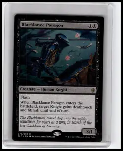 Throne of Eldraine #79 Blacklance Paragon - Image 1