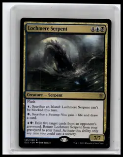 Throne of Eldraine #195 Lochmere Serpent - Image 1