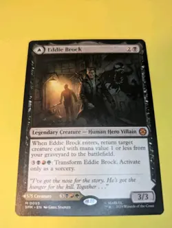 Eddie Brock, MTG, Marvel's Spider-Man, Magic the Gathering, 0055 NM - Image 1
