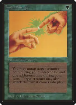 MTG Instill Energy Beta Magic the Gathering - Image 1