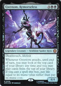 MTG Gwenom, Remorseless (56) | NM Foil | Spider-Man (SPM) - Image 2