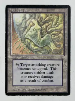 Maze Of Ith The Dark HP Heavy Play MTG Magic The Gathering A - Image 1