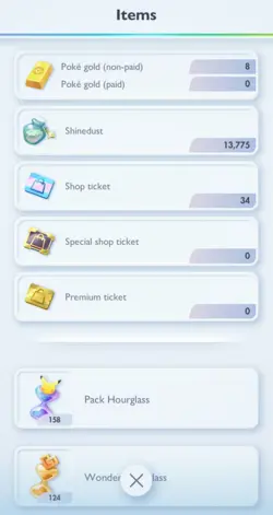Pokemon TCG Pocket Starter Account- Shiny Rare, 3 Stars, 158 Hour Glasses, more - Image 5