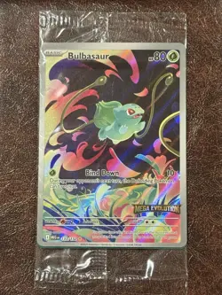 2025 Pokemon Mega Evolutions Bulbasaur 133/132 Stamped Promo Sealed - Image 1