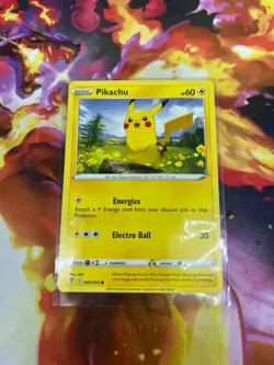 Pikachu 049/203 Swsh07: Evolving Skies Regular NM-Mint Pokemon TCG - Image 3