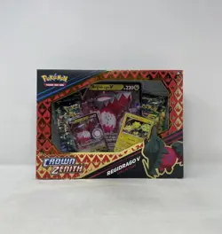 Pokemon TCG Sword & Shield Crown Zenith Regidrago V Collection Sealed Box - Image 1