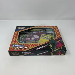 Pokemon TCG Sword & Shield Crown Zenith Regidrago V Collection Sealed Box - Image 5