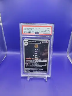 PSA 10 GOTHITELLE #211 2025 POKEMON SVP EN BLACK STAR PROMO WHITE TECH STICKER - Image 1