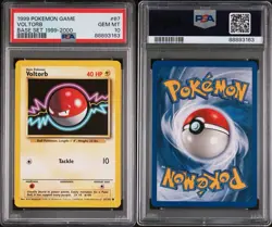 1999-2000 Pokemon Game Voltorb 067/102 Base Set PSA 10 Gem Mint - Image 3