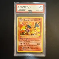 PSA 9 Charizard #11 Holo - 2016 Pokemon XY Evolutions 11/108 - Image 3