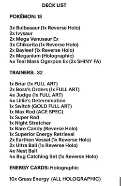 Mega Venusaur Ex & Meganium - Pokemon TCG - OutTheBoxTCG Custom Meta Decks - Image 2