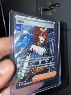 Pokemon TCG Mela 236/182 Paradox Rift Ultra Rare Full Art Trainer Holo NM - Image 1