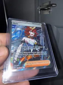 Pokemon TCG Mela 236/182 Paradox Rift Ultra Rare Full Art Trainer Holo NM - Image 2
