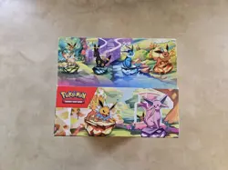 Pokemon TCG Scarlet And Violet Prismatic Evolutions Mini Tin Display Box IN HAND - Image 2