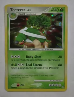 2007 Pokemon Torterra Holo Rare Diamond and Pearl Base 17/130 NM - Image 1