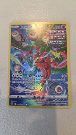 Deoxys Full Art GG12/GG70 Crown Zenith Galarian Gallery Pokemon 2023 - Image 1