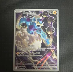 Pokemon TCG - Thundurus 209 Black Bolt ETB Black Star Promo - Image 1