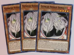 Yugioh! 3x Gunkan Suship Shirauo BODE-EN023 Common 1st Ed NM - Image 1