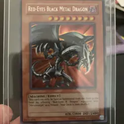 Red-Eyes Black Metal Dragon FMR-001 1996 Yu-Gi-Oh Near Mint Condition - Image 1