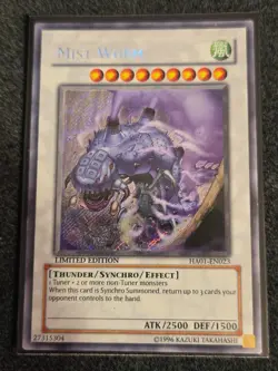 Yu-Gi-Oh! Mist Wurm Limited Edition HA01-EN023 Secret Rare VLP - Image 1