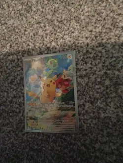 Pokemon Pikachu TCG SVP Black Star Promo SVP027 Holo Card Sealed - Image 2