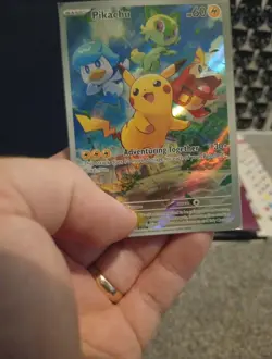 Pokemon Pikachu TCG SVP Black Star Promo SVP027 Holo Card Sealed - Image 3