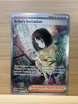 Pokemon TCG SV Scarlet & Violet 151 Erika's Invitation Card #203/165 - Image 1