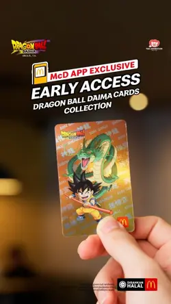 🍁MALAYSIA Exclusive McDonald's 2025 Official Dragon Ball Daima Card - Image 2