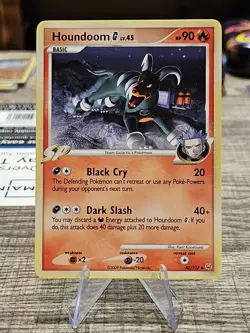 Houndoom G 50/127 Uncommon Platinum Non Holo Pokemon Card Regular - Image 1