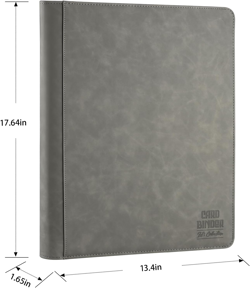 Premium Ringless Trading Card Binder - 1024 Capacity, 16 Side-Loading Pockets pe - Image 3