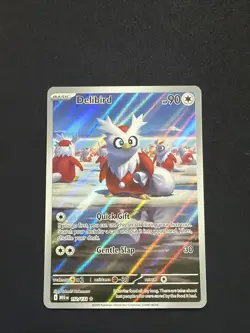 Pokemon Delibird 152/132 Mega Evolution Illustration Rare Card NM - Image 1