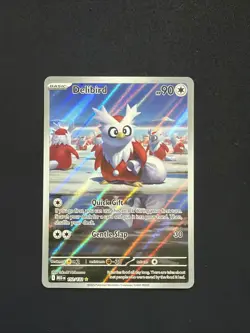 Pokemon Delibird 152/132 Mega Evolution Illustration Rare Card NM - Image 2