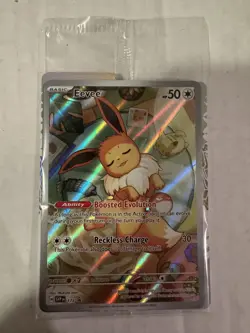 Pokemon TCG: Eevee SVP en 173 Prismatic Evolutions ETB Sealed Promo Card - Image 3