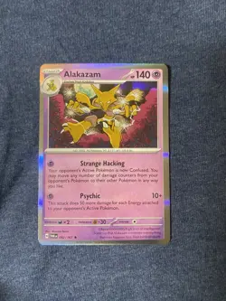 Pokemon Alakazam TCG Holo Rare Card 82/167 Twilight Masquerade - Image 3