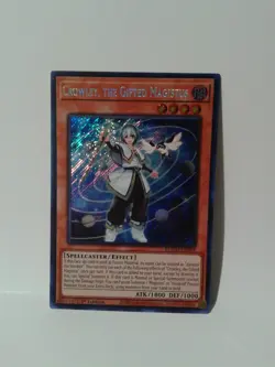 YuGiOh BLMM-EN044 Crowley, The Gifted Magistus secret rare NM (1 card) - Image 1