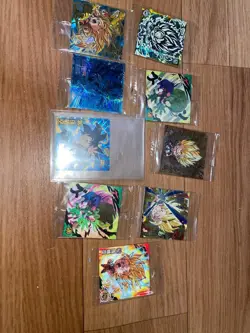 Dragon Ball Trading Card Goku Wafer Stickers Opened Rare Condition - Image 1