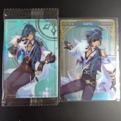 Genshin Impact Metal Card Gacha Gaiah Trading Card Rare - Image 1