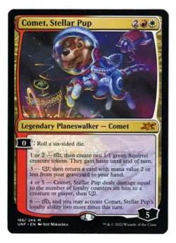 Comet, Stellar Pup - Unfinity - #166 - MTG - Image 1