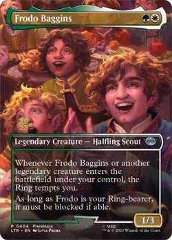 Frodo Baggins -Foil Light Play MTG Promos: Prerelease Cards - Image 1