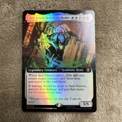 Anti-Venom, Horrifying Healer - Extended FOIL - Spiderman #244 Mythic NM MTG - Image 1