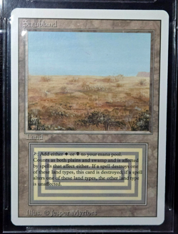 Scrubland BGS 9.5 GEM MINT - Quad 9.5 - Revised 3rd Edition MTG - - Image 2