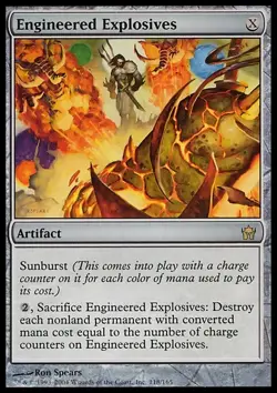 MTG Magic the Gathering Engineered Explosives (118/165) Fifth Dawn LP - Image 1