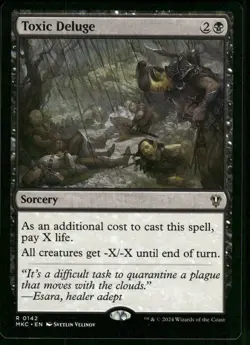 1x Toxic Deluge - Commander: Murders at Karlov Manor - NM - MTG - Image 1