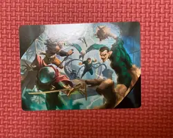 Behold the Sinister Six! Art Card Signature Marvel's Spider-Man NM MTG - Image 1